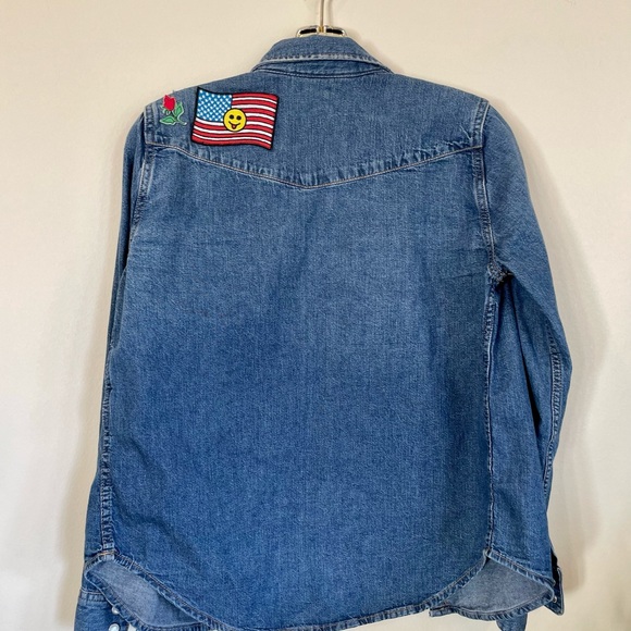 Levi’s Come Together patch denim bottom down - Picture 3 of 3